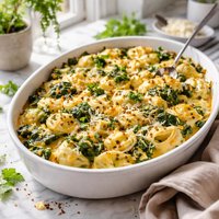 Spinach and Artichoke Tortellini Bake