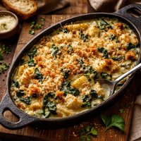 Spinach and Artichokes Au Gratin