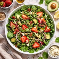 Spinach and Arugula Salad