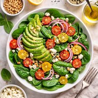 Spinach and Avocado Salad