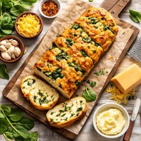 Spinach and Cheddar Bread