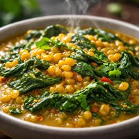 Spinach and Dhal Curry