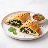 Spinach and Feta Calzone