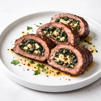 Spinach and Feta Cheese Stuffed Flank Steak