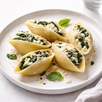 Spinach and Goat Cheese Shells