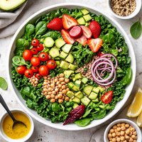 Spinach and Kale Salad