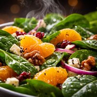 Spinach and Mandarin Orange Salad