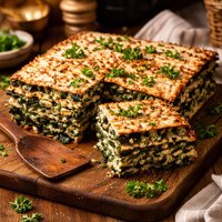 Spinach and Matzoh Pie Passover
