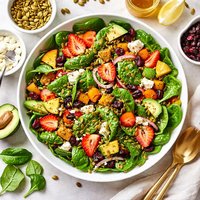 Spinach and Pumpkin Seed Salad