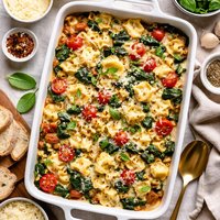 Spinach and Tortellini Casserole