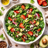Spinach and Watercress Salad