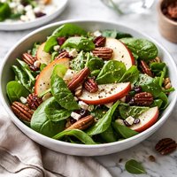 Spinach Apple and Pecan Salad
