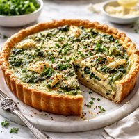 Spinach Artichoke Quiche
