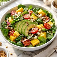 Spinach Avocado Mango Salad