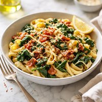 Spinach Bacon Pasta
