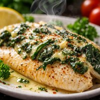 Spinach Baked Tilapia