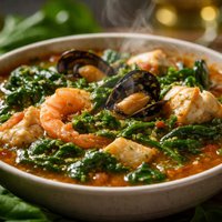 Spinach Bouillabaisse