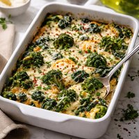 Spinach Broccoli Bake