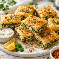 Spinach Cheese Phyllo Squares