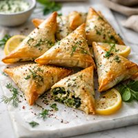Spinach Cheese Triangles