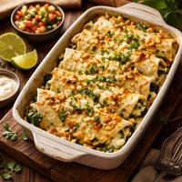 Spinach Cream Cheese and Turkey Enchiladas