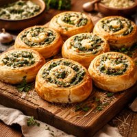 Spinach Dip Pinwheels