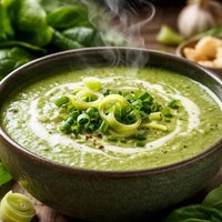 Spinach Leek Cream Soup