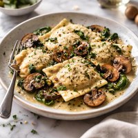 Spinach Mushroom Ravioli
