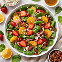 Spinach Orange Strawberry Salad