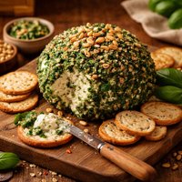 Spinach Pesto Cheese Ball