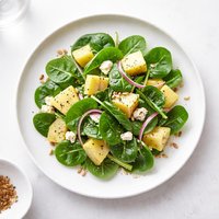 Spinach Pineapple Salad