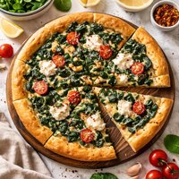 Spinach Pizza Pie