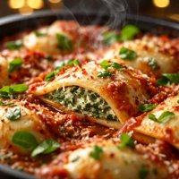 Spinach Ravioli Bake