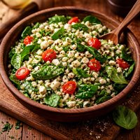 Spinach Rice Salad