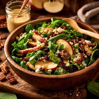 Spinach Salad with Apple Dressing
