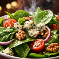 Spinach Salad with Blue Cheese