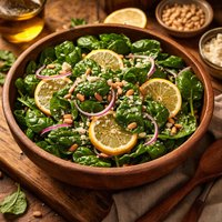 Spinach Salad with Lemon