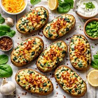 Spinach Twice Baked Potatoes