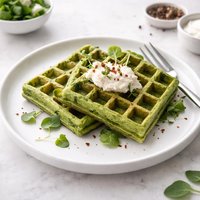Spinach Waffles