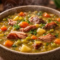 Split Pea and Smoked Turkey Soup