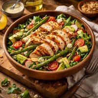 Spring Asparagus Chicken Salad