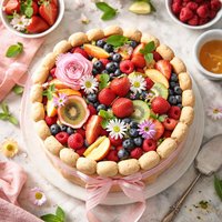 Spring Fruit Charlotte