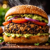 Sprouting Bean Burgers