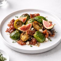 Sprouts Bacon and Figs