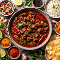 Sri Lankan Style Spicy Beef Stew