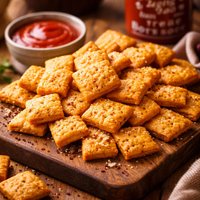 Sriracha Cheese Crackers