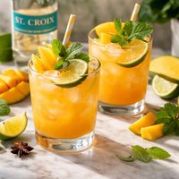 St Croix Mango Rum Punch
