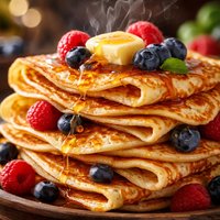 Stacked Norwegian Pancakes