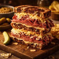 Stacked Reuben Sandwich