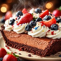 Star Spangled Mousse Pie